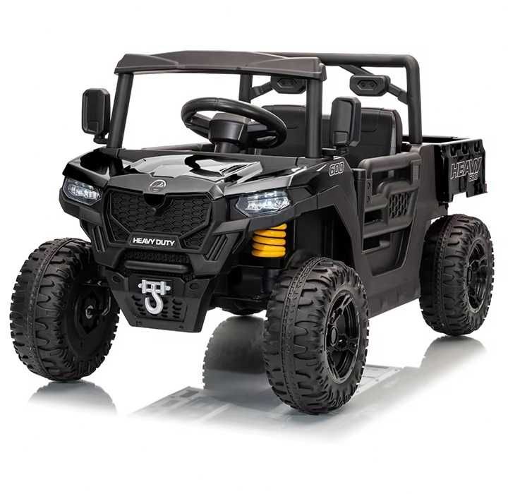 Masinuta electrica  Nichiduta Heavy Duty Red cu remorca rabatabila