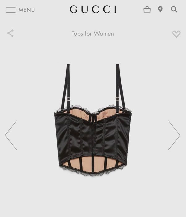 Gucci топ / бюстие