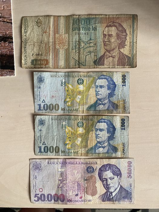 Bancnote românești 1993 - 2000