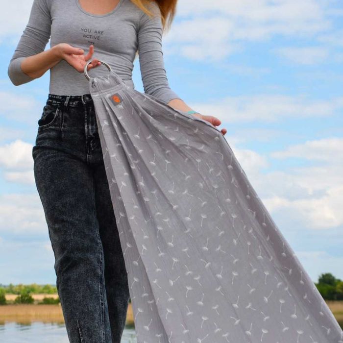 Муселинов слинг с халки Nashsling | Ринг слинг от памук - Soft