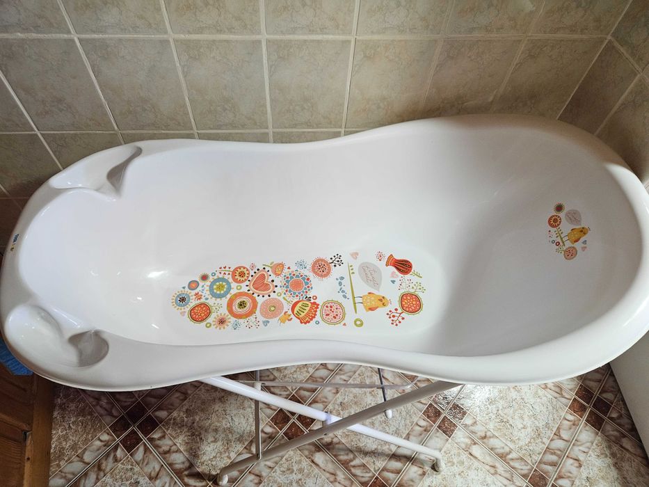 Cadita baie cu suport