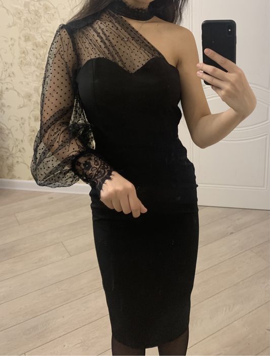 Кофта на одно плечо