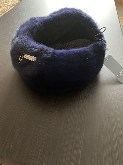 Берет норковый новый