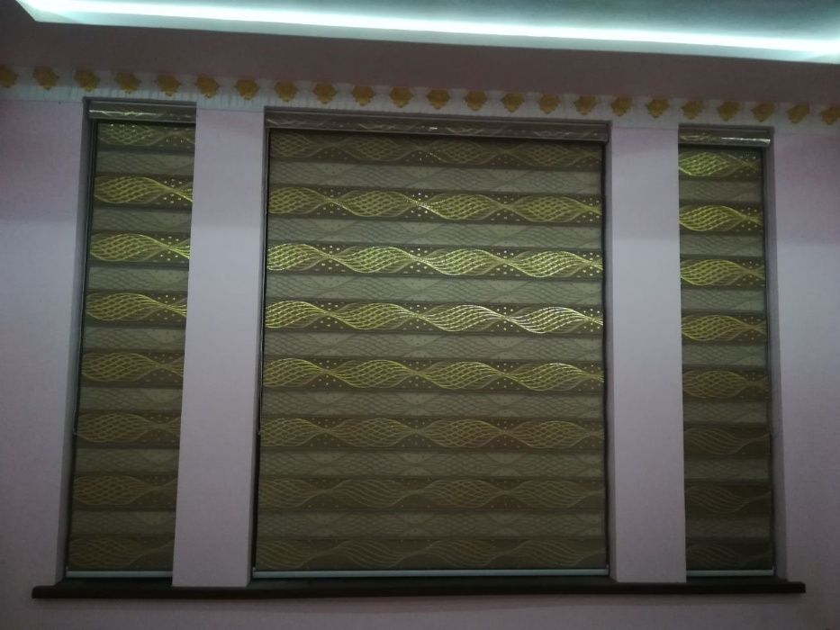 Жалюзи зебра жалюзи день ночь жалюзи ролло жалюзи комбо всех видов.
