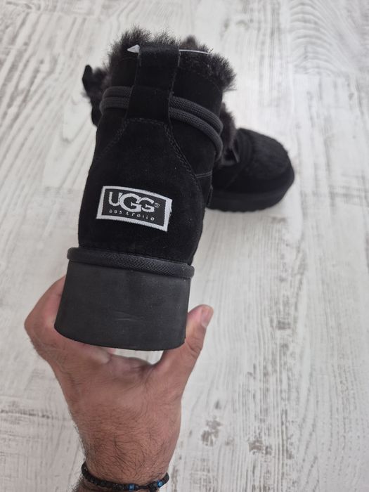 Botine mini UGG negre / cizme ugg/ Transport gratuit
