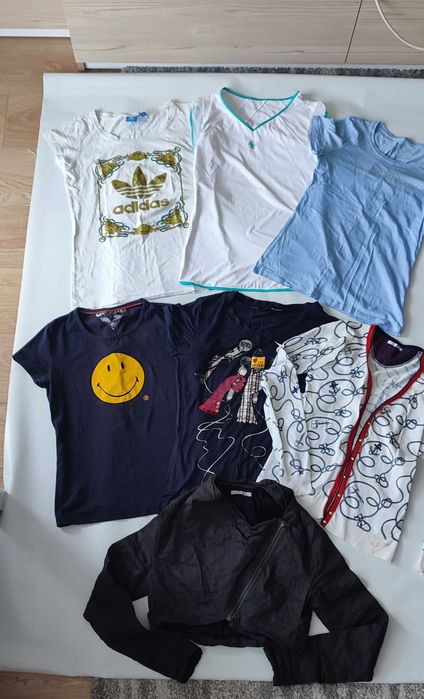 Лот дамски блузи и жилетки Adidas,Guess,Sara pachini,Tommy Hilfiger-S
