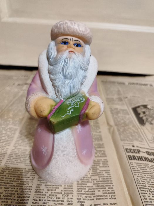 Дед мороз  ватный СССР