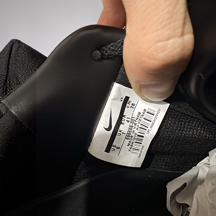 Nike Lunar Force 1 x Acronym Black White – Black/White – Suede Upper/Piele intoarsa – Full Box