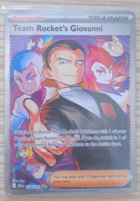 Pokemon TCG Team Rocket's Giovanni 238/182