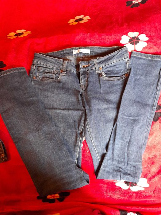 Blugi dama, jeans - model slim,elastici, 2 Buc. 36-37 S