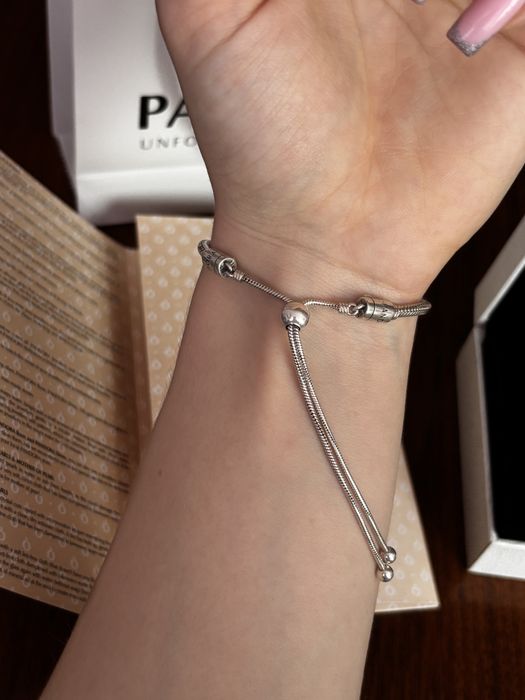 Браслет Pandora, серебро 925 пробы