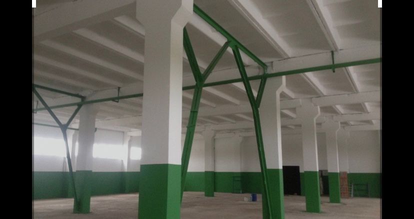 Покраска крыши, покраска ангаров