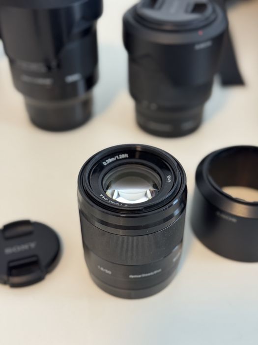 Sony Crop Obiectiv Foto 50mm f/1.8 OSS Fix, pentru Sony  Montura  E