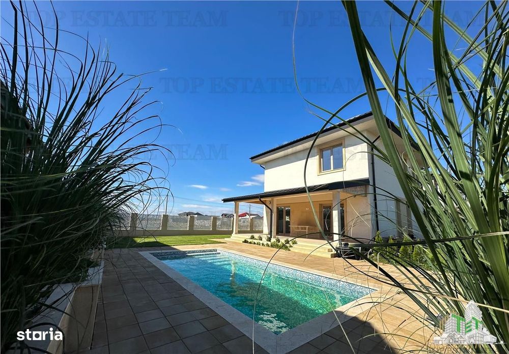 Vila lux 5 camere cu piscina in Dragomiresti-Vale