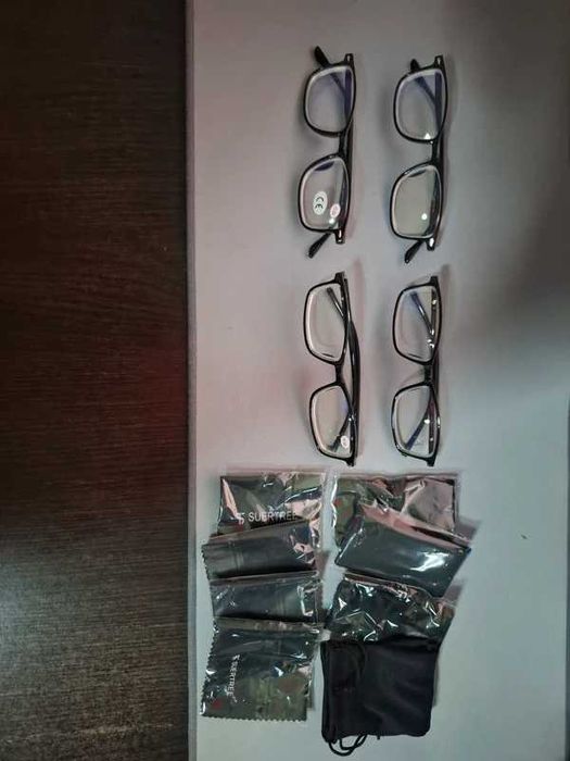 Ochelari filtru lumină albastră - 4 bucati, dioptrii (2 x -5, 2 x -6)
