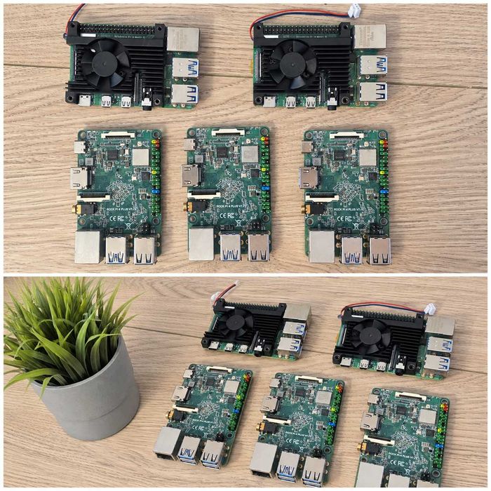 ROCK Pi 4 Plus 2GB / Raspberry Pi 4 Model B 4GB – Linux, Docker, Server