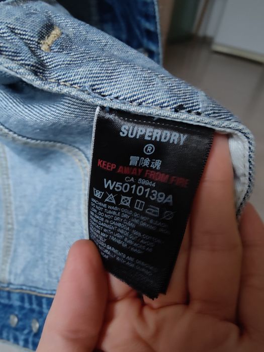 Superdry geaca blugi femei Small