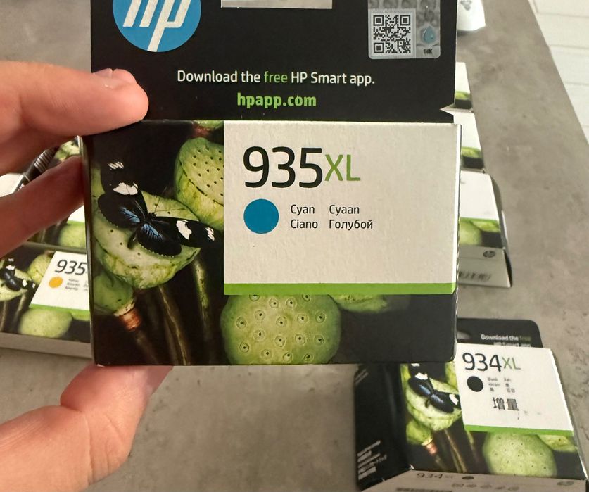 Set Original HP 934XL + 935XL XL – Black, Cyan, Yellow, Magenta – Sigilate