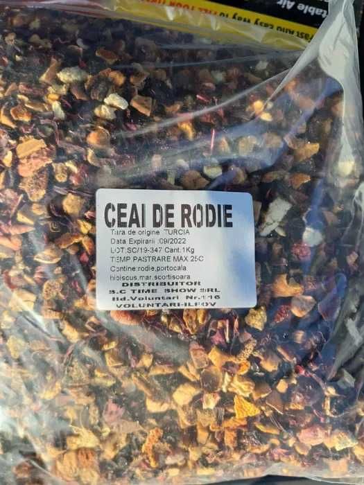 Ceai de rodie vrac ambalat la 1KG