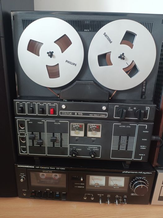 Magnetofon  Tesla b115 ,Amplificatoare  audio Pioneer Tensai Nordmende