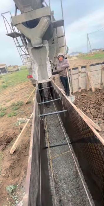 Заливаем фундамент!