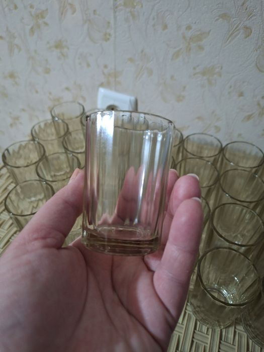 Граненные ссср рюмки.