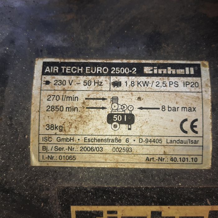 Compresor Einhell AirTech 50 litri functional