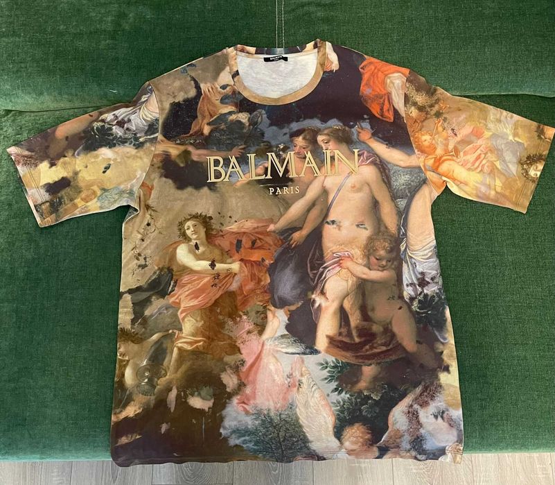 Tricou Balmain oversized pastel L