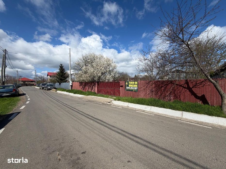 De vanzare teren in com Vanatori, Jud.Galati, sup.1100mp cu utilitati