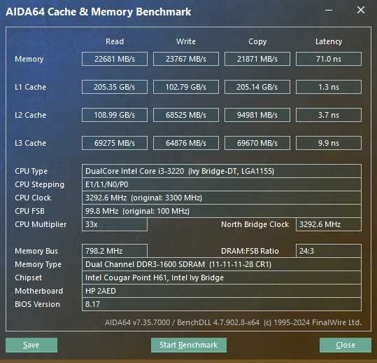 Процессор Intel Core i3-3220 (LGA1155)