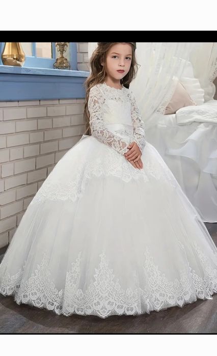 Новогоднее бальное платье для девочки