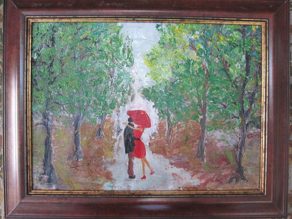 Картини, рамкирани