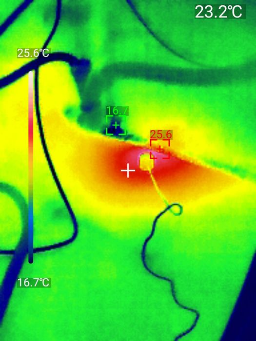 Утечка тепловизор