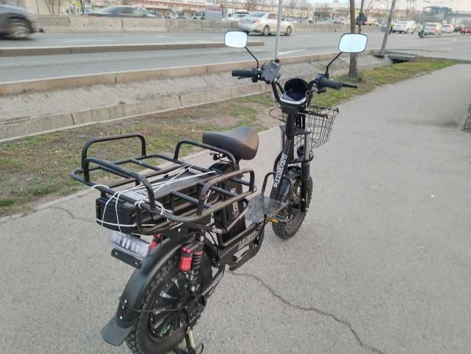 Новый электра велосипед