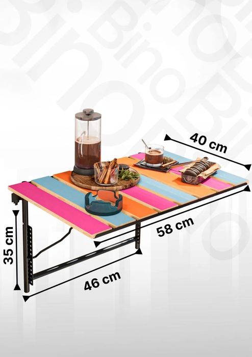 Сгъваема маса за балкон