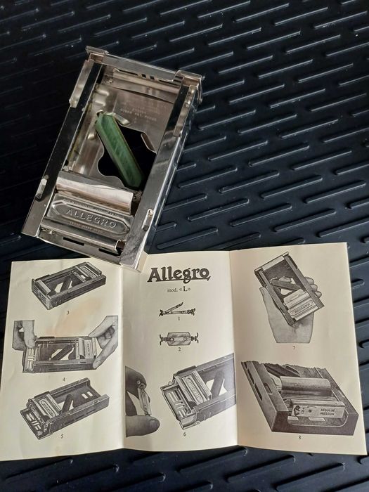 aparate vintage de ascutit lame pentru barbierit Allegro si Bakony