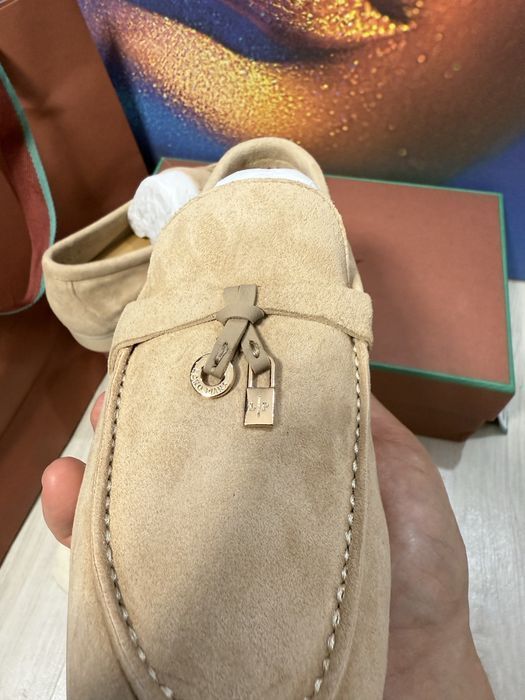 Mocasini Loro Piana piele naturala 100% Full Box colectie noua