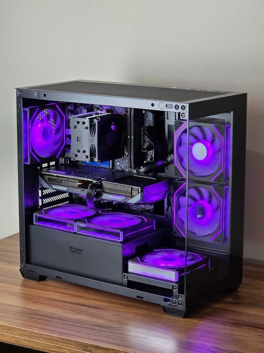 Геймърски компютър - Нов ( Ryzen 7 7800X3D | RX 9060XT 16GB | DDR5 RAM | SSD NVMe )