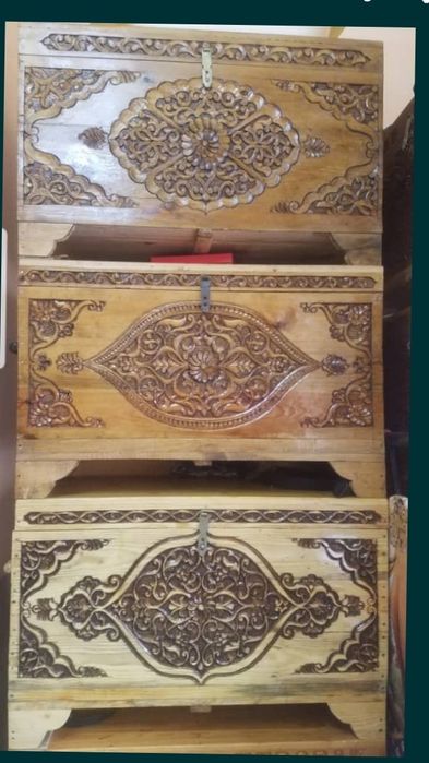 To'ylar uchun maxsus yasalgan sifatli sandiqlar sotiladi