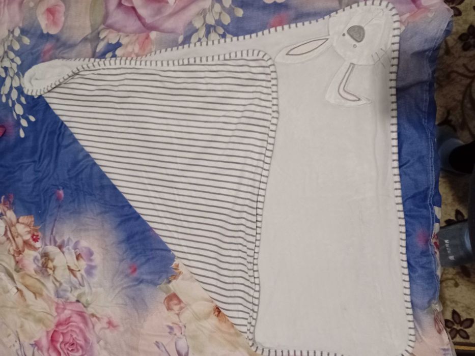 Космонавт, порт за бебе, одеяло, халат за момиче