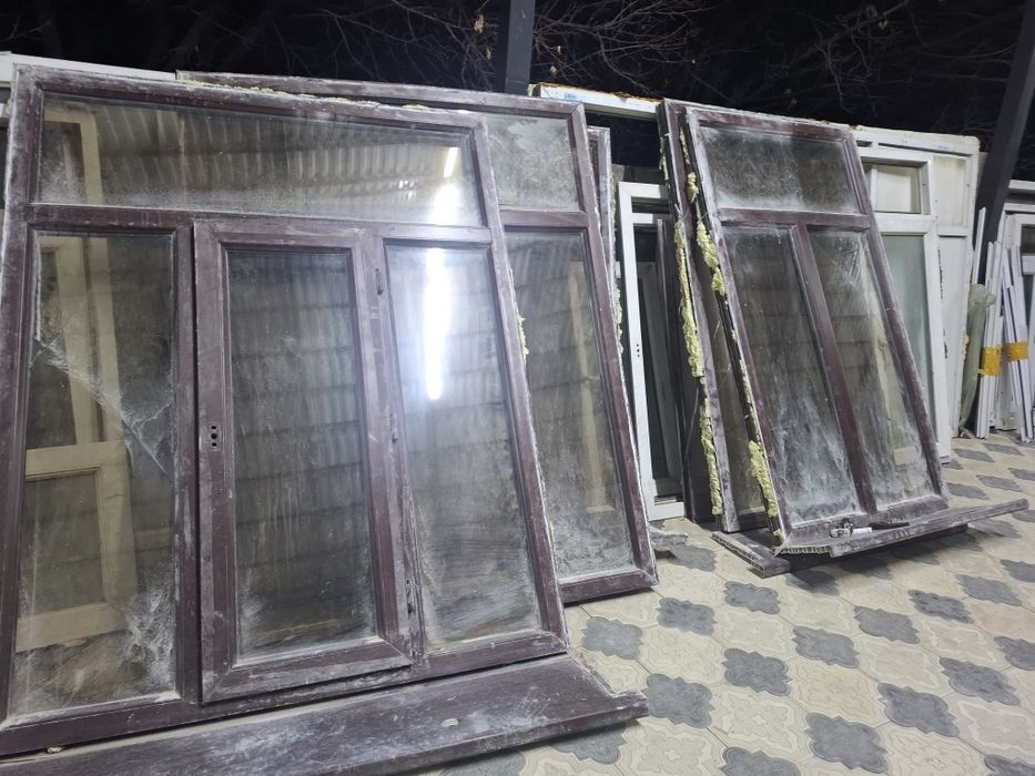 Пластик терезелер сатылады