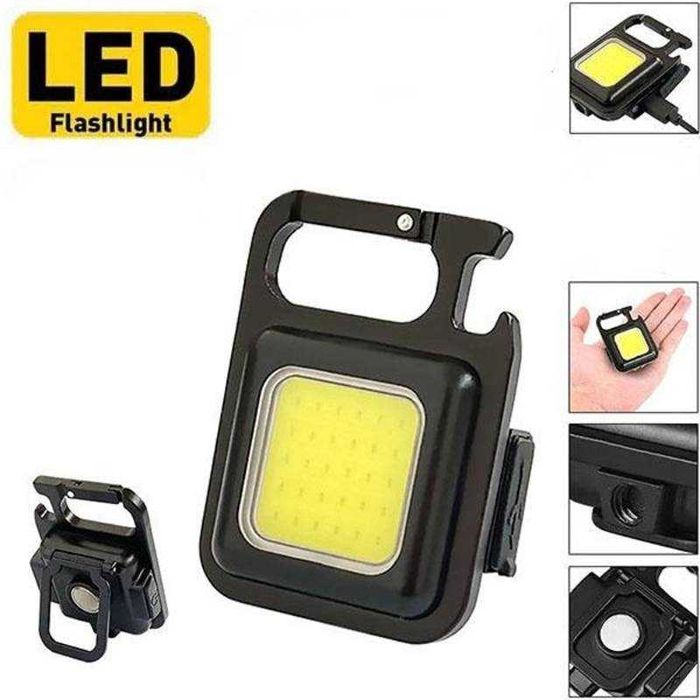 Lanternă mică cu LED 500, portabilă mini USB -SOS. IDEALA pt copii!!