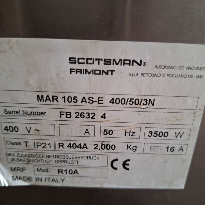 Ледогенератор за люспест лед за 700 кг/24 ч Scotsman MAR 105