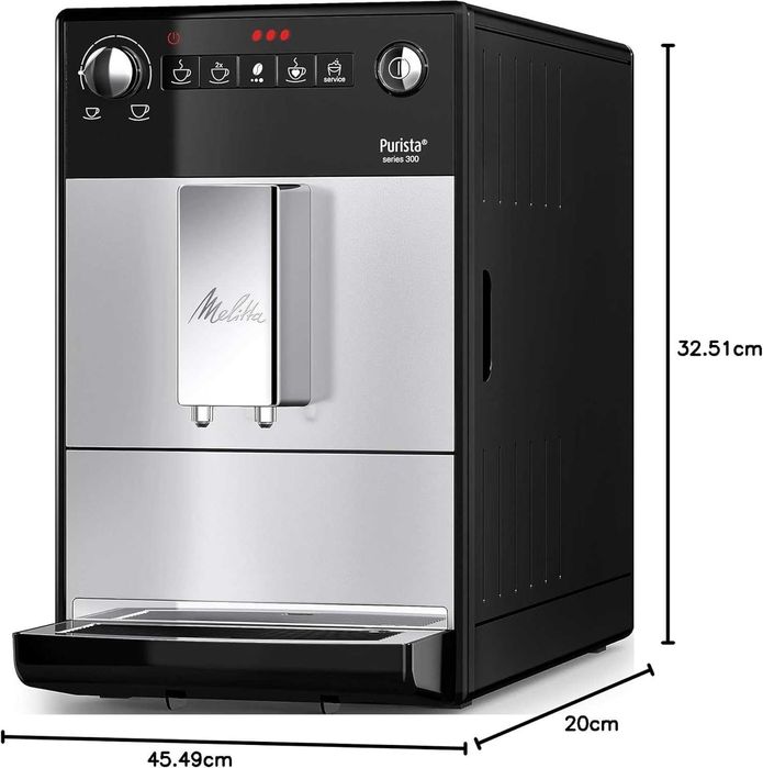 Автоматична машина за еспресо Melitta, модел Purista, F230 сребриста
