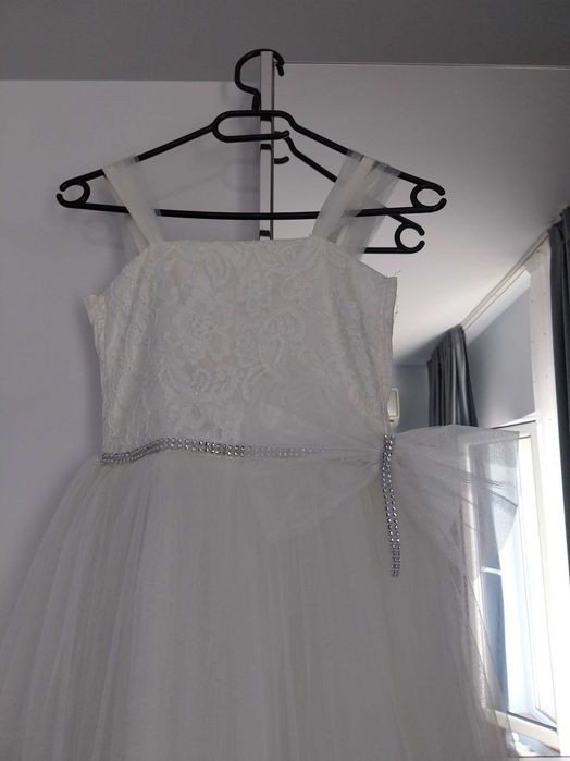 Официална рокля -Бяла