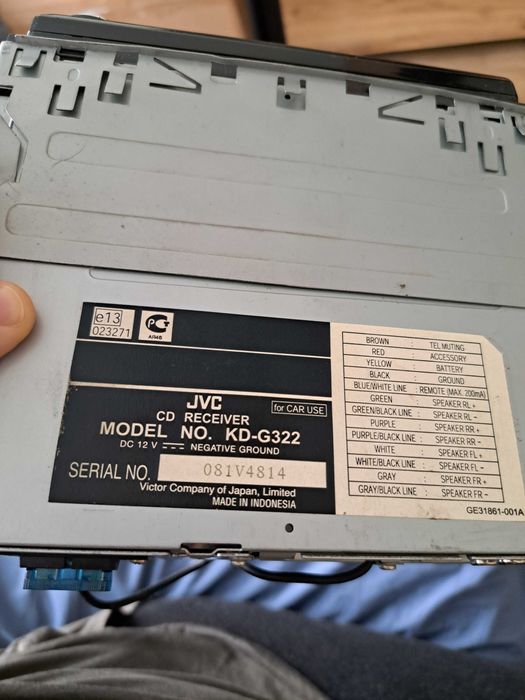 Авто ресийвър  JVC
