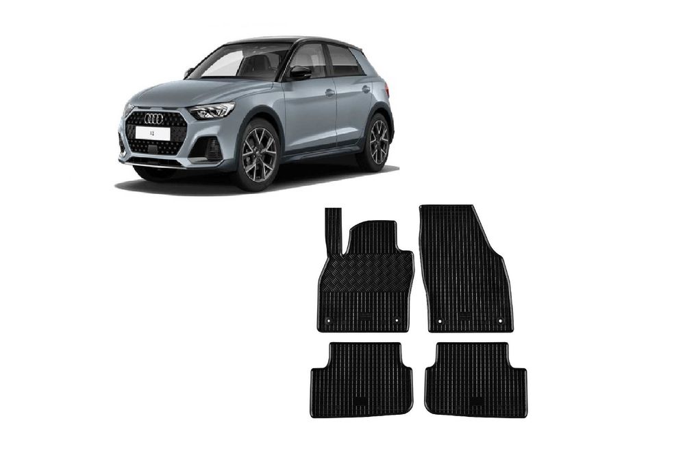 Гумени стелки Rigum съвместими с Audi A1 след 2019 година, 4 части