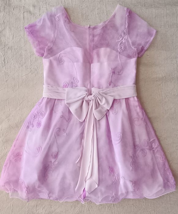 Розова официална рокля