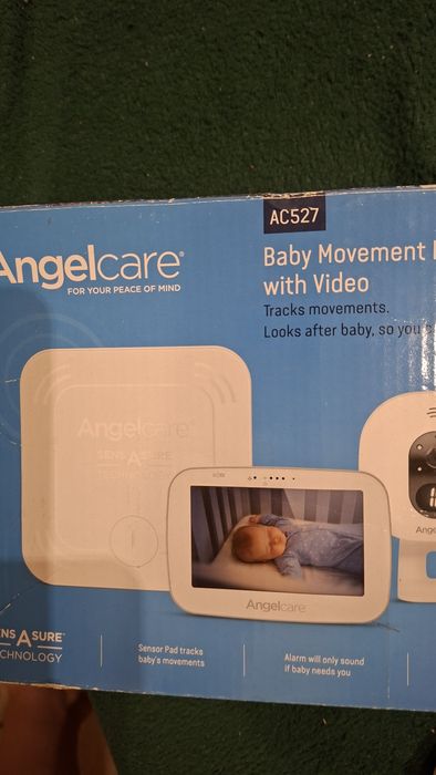 Angelcare AC 527 бебефон с видео и подложка за следене на дишане