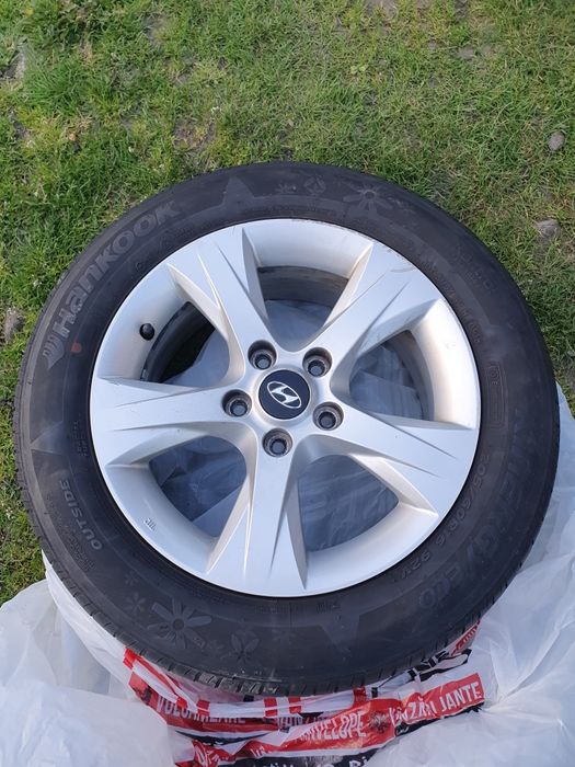 Vand jante originale hyundai si anvelope hankook R16